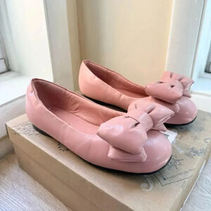 Jeffrey Campbell Bow Out Ballet Flats Pink Womens 7